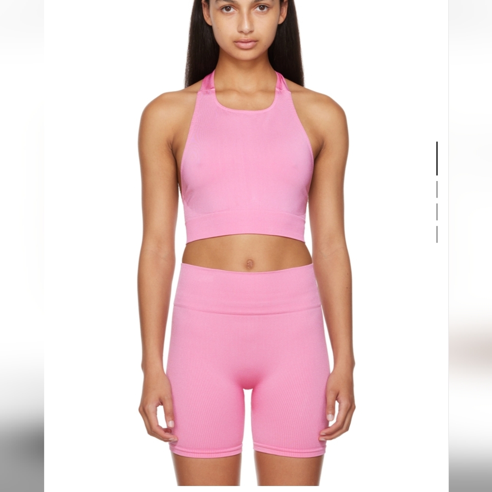NWT Prism² Matching Set Pink Shorts & Halter Top Size 1 Multifit Fits US 2 -12